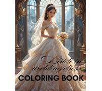 Beautiful wedding dress coloring