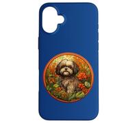 Beautiful Womens Girls Floral Art Shih Tzu Dog Lover Carcasa para iPhone 16 Plus
