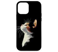 Beautiful Womens Girls Illustration Art Calico Cat Lover Carcasa para iPhone 12 Mini
