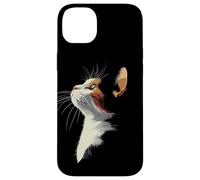 Beautiful Womens Girls Illustration Art Calico Cat Lover Carcasa para iPhone 14 Plus