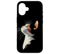 Beautiful Womens Girls Illustration Art Calico Cat Lover Carcasa para iPhone 16