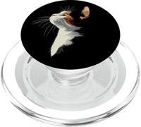 Beautiful Womens Girls Illustration Art Calico Cat Lover PopSockets PopGrip para MagSafe