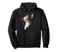 Beautiful Womens Girls Illustration Art Calico Cat Lover Sudadera con Capucha