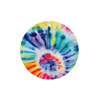 Beautiful World - Ambientador de coche con impresión de tribu arcoíris para coche, 10 piezas, accesorios para colgar en el coche con cuerdas para decoración