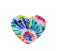 Beautiful World - Ambientador de coche con impresión de tribu arcoíris para coche, 10 piezas, accesorios para colgar en el coche con cuerdas para decoración