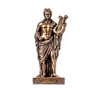 BeautifulGreekStatues Apolo Dios Griego De La Música, Poesía, Arte, Miniatura, Estatua De Bronce Fundido En Frío 9 cm