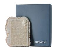 BeautifulGreekStatues Juramento de Hipócrates Padre de la Medicina Tableta en Griego Regalo para Doctor Oro 16.5cm