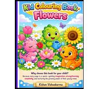 Beautifull Flowers and Birds Colouring Book for Kids Ages 3-6: 20 Fun and Easy Large Print Illustrations of Beautiful Flowers, Garden Blooms and Friendly Birds