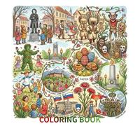 Beautifully hand-drawn coloring book that celebrates the rich and lively festivals of Slovenia: Slovenia Festivals Coloring Book for Kids & Adults: ... Cultural Traditions, Travel Line Art