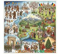 Beautifully hand-drawn coloring book that celebrates the rich traditions and seasonal charm of the festivals of Romania: A Cultural Coloring Book of ... and National Holidays for Kids and Adults