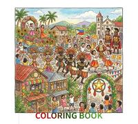 Beautifully hand-drawn coloring book that celebrates the vibrant culture and festive spirit of the festivals of the Philippines: A Cultural Coloring ... and Colorful Celebrations for Kids and Adults