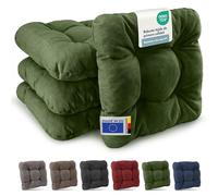 Beautissu 4X Cojines de Silla Premium para Interior y Exterior Made in EU