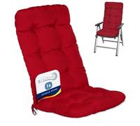 Beautissu Cojines sillas Jardín Exterior Asiento con Respaldo Alto Relleno