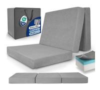 Beautissu Colchón Plegable para Invitados Espuma viscoelástica Lavable Gran