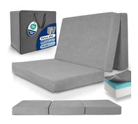 Beautissu Colchón Plegable para Invitados Espuma viscoelástica Lavable Gran