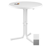 Beautissu Mesa Comedor Ø 60 cm Emma - Mesa Redonda Mesa de Bar en Blanco - Resistente a Intemperie - Calidad gastronómica, Resistente al Calor