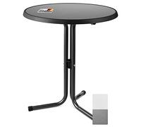Beautissu Mesa Comedor Redonda de Bar Resistente a Intemperie Calidad