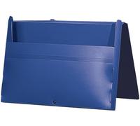 Carpeta liderpapel portadocumentos broche polipropileno din a4 azul con asa - 034862