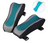 BEAUTRIP Almohadillas ergonómicas para reposabrazos, funda para almohada de silla de oficina, cojín de apoyo para el codo, juego de 2 piezas