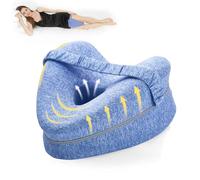 BEAUTRIP Cojín para piernas | Almohadas ergonómicas para Dormir Laterales | Almohada viscoelástica de Apoyo para Las Rodillas para Personas Que Duermen de Lado