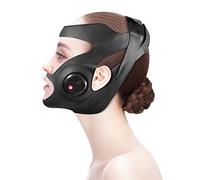 BEAUTTO Mascarilla Adelgazante Facial, EMS Dispositivo de Estiramiento Facial Cara V Lifting de Mejillas Mentón Hundido los Músculos Faciales Masajeador contra la Papada Anti-envejecimiento Carga USB