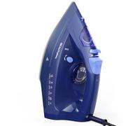 BEAUTURAL Plancha de Vapor para Ropa con Dial de Termostato de Precisión, Suela de Cerámica, Apagado Automático, Autolimpieza, Antical, Antigoteo y Protección contra Sobrecalentamiento, 2600W
