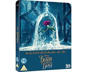 Beauty And The Beast 3D Limited Edition Steelbook / Includes 2D Version / Region Free / Zavvi 2017 Release