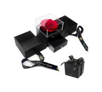 Beauty And The Beast Rose Handmade Preserved Rose Jewelry Gift Box