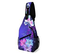 Beauty Butterfly Sling Bag Crossbody Mochila Travel Chest Daypack