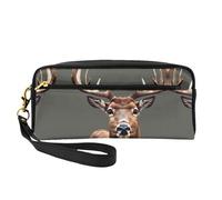 Beauty Deer - Bolsa de maquillaje de viaje para mujer, bolsa de maquillaje portátil para bolso, organizador de accesorios, Black, Talla única, Neceser de maquillaje
