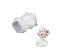 Beauty Elegant Girl Resin Mold Dragon Aromatherapy Candle Mold for Home Decor