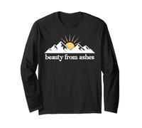 Beauty from Ashes Christian Bible Verse Religious Scripture Manga Larga