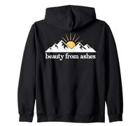 Beauty from Ashes Christian Bible Verse Religious Scripture Sudadera con Capucha