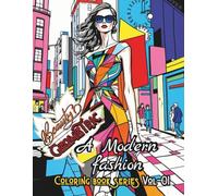 Beauty Geometric: A Modern Fashion Coloring Book Series - Vol. 01: A creative fusion of fashion design and geometric art for stress relief & relaxation.