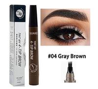 Beauty Glazed Lápiz de cejas impermeable de la punta de la horquilla de la ceja lápiz de tatuaje de larga duración profesional fino boceto líquido de ojos cejas lápiz #4