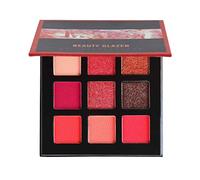 Beauty Glazed Paleta de sombras de ojos de 9 colores Cosméticos Maquillaje Paleta de sombra de ojos con brillo natural mate y brillo impermeable # 1