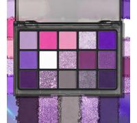 Beauty Glazed Paleta de sombras de ojos de maquillaje 15 Colores Color Lila Palette Opacos Y Brillantes Altamente Pigmentados Maquillaje Profesionales crema pigmentada Altamente Pigmentados Cosméticos