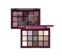 Beauty Glazed Paleta de sombras de ojos de maquillaje 15 Colores Smokey Black Nude Palette Opacos Brillantes Pigmentados Maquillaje Profesionales crema pigmentada Altamente Pigmentados Cosméticos