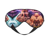 Beauty Grand Canyon - Antifaz transpirable y ajustable para dormir con correa elástica