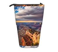 Beauty Grand Canyon - Estuche multifuncional para lápices, bolsa de almacenamiento, bolsa de maquillaje, adecuado para la oficina y el transporte diario, Black, Talla única, Bolsa para monedas