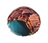 Beauty Grand Canyon - Gorro de ducha para mujer, ligero, reutilizable, suave, impermeable, a prueba de fugas.