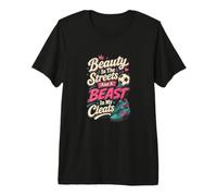 Beauty In Streets Tacos de balón de fútbol Camiseta Premium