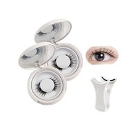 Beauty of Mars Magnetic Lashes, Beautylashes Premium Magnetic Eyelashes, Double Sided Magnetic Eyelashes, Reusable Magnetic Eyelashes Natural Look with Applicator (2set,USB01)