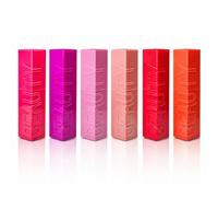 BEAUTY Pack 6 Pintalabios Líquidos Larga Duración No Transfer | Labial Efecto Vinilo Brillante Waterproof | Gloss Labios Mujer con Acabado Glow | Set Maquillaje Nude Rosa Rojo Coral