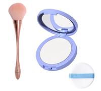 Beauty Powder Cake for Makeup Hold, Finishing Pressed Powder that Locks Makeup in Place, Absorbs Excess Oil, Blurs Imperfections, Lightweight & Breathable (TRANSLUCENT)