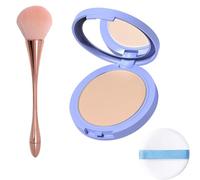 Beauty Powder Cake for Makeup Hold, Finishing Pressed Powder that Locks Makeup in Place, Absorbs Excess Oil, Blurs Imperfections, Lightweight & Breathable (NATURAL BEIGE)