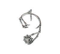 Beauty Retro Vintage Negro Plata Bronce Punk Temptation Metal Ear Cuff Clip Wrap Pendientes para Mujeres Hombres Pendiente Joyería Caja de Regalo a Granel
