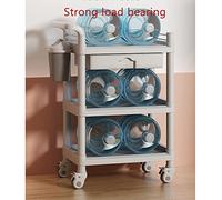Beauty Rolling Cart,Serving Cart,3 Tier Medical Trolley,Spacious Salon Rolling Trolley with Drawers Dirt Buckets 360°Rotate Wheels Heavy Duty Medical Utility Cart For HOS(Grey)