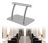 Beauty Salon Reposapiés de acero inoxidable para peluquería, peluquería, barbería, reposapiés, estante para peluqueros, peluqueros, belleza, salón, spa, silla de uñas, 32 x 19 x 21 cm
