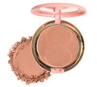 Beauty Searcher Polvo Bronceador con Brillo, Acabado Natural Besado por el Sol, Contorno Resaltador Bronceador Colorete en Polvo, Textura de Tacto Suave, Maquillaje Facial Compacto (Sunset Bronzer)